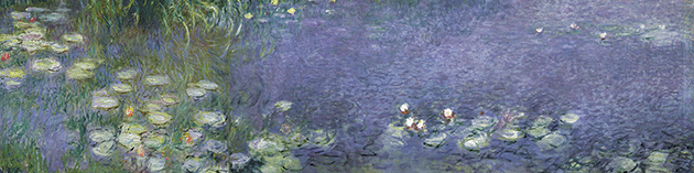 Claude Monet, Waterlilies, Morning, 1914-18, Musée de l'Orangerie, Paris. Image: Bridgeman Images